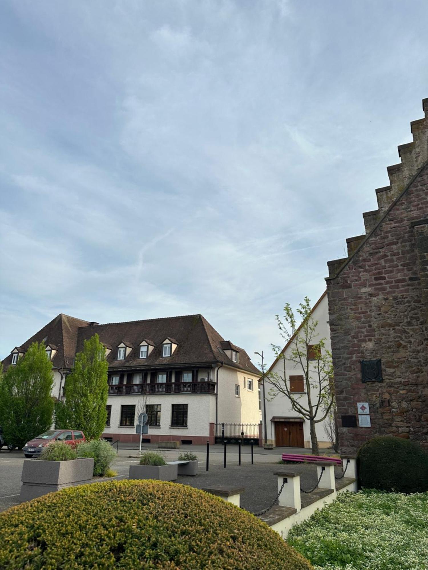 Hotel Au Nid De Cigognes Ostheim Exteriör bild