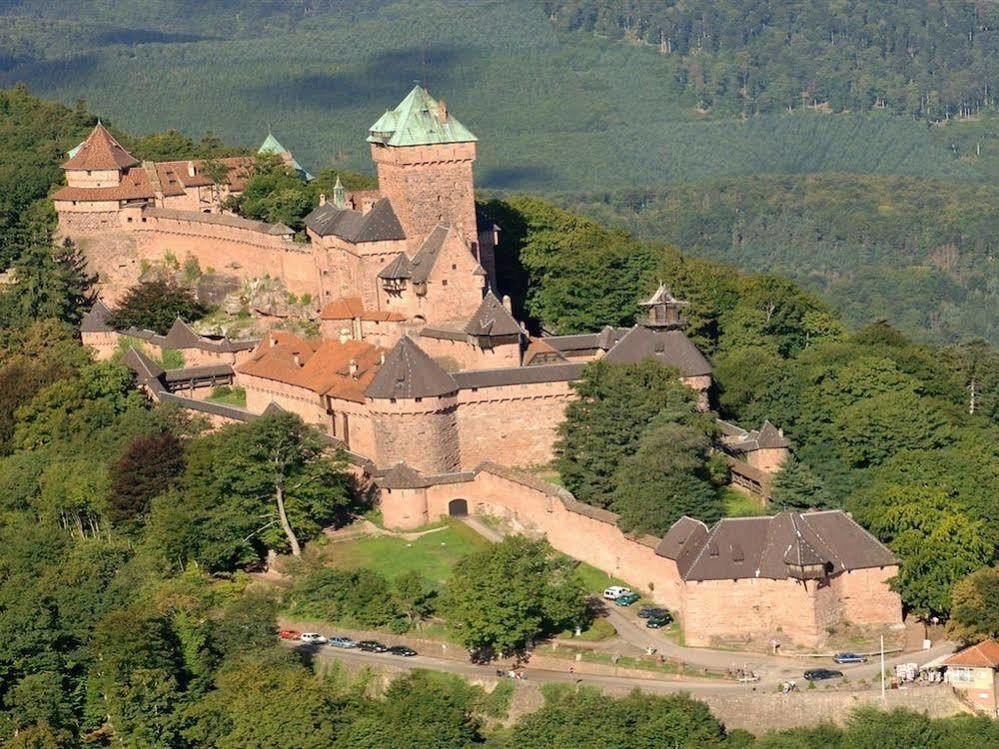 Hotel Au Nid De Cigognes Ostheim Exteriör bild